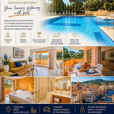 Tropez Superbe Climatisee Piscine Parking Terrasse Saint-Tropez